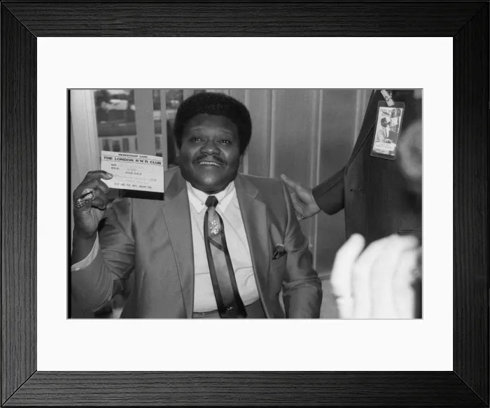 Framed Print : Fats Domino, Royal Festival Hall, London, 1985. Artist: Brian O Connor Framed Print : Fats Domino, Royal Festival Hall, London, 1985. Artist: Brian O Connor