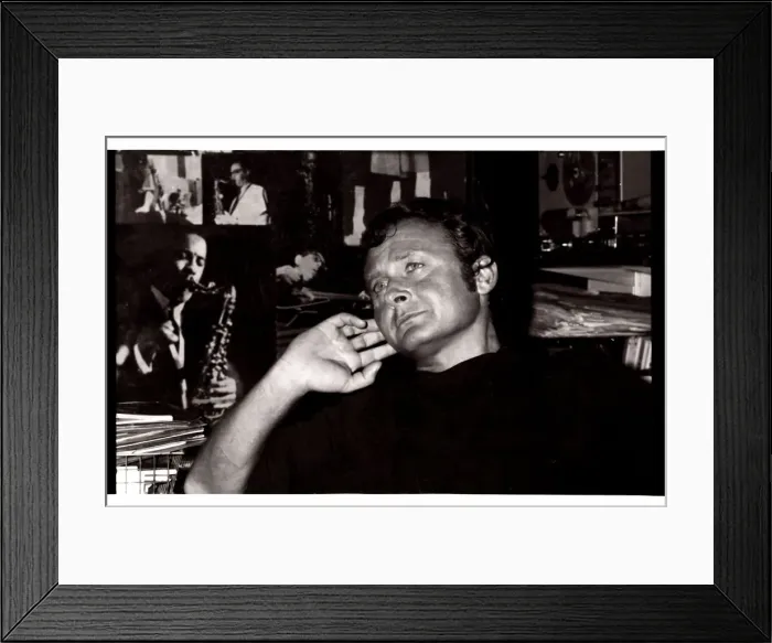Framed Print : Stan Getz, Ronnie Scotts, London, 1971. Artist: Brian O Connor Framed Print : Stan Getz, Ronnie Scotts, London, 1971. Artist: Brian O Connor