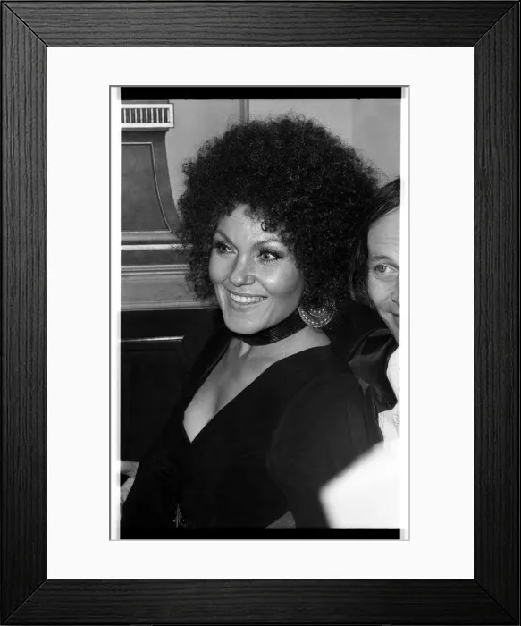 Framed Print : Cleo Laine, London, 1971. Artist: Brian O Connor Framed Print : Cleo Laine, London, 1971. Artist: Brian O Connor
