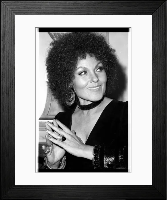 Framed Print : Cleo Laine, London, 1971. Artist: Brian O Connor Framed Print : Cleo Laine, London, 1971. Artist: Brian O Connor