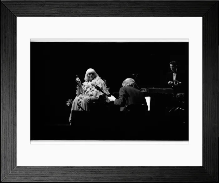 Framed Print : Peggy Lee, Royal Albert Hall, 1990. Artist: Brian O Connor Framed Print : Peggy Lee, Royal Albert Hall, 1990. Artist: Brian O Connor