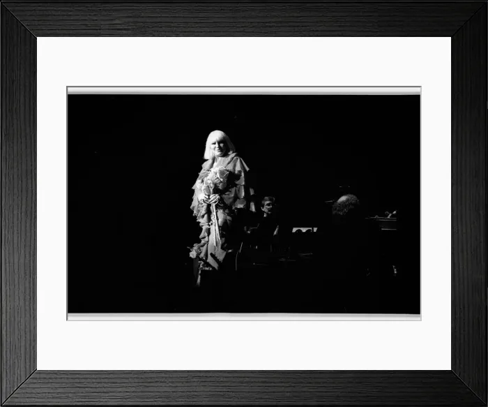 Framed Print : Peggy Lee, Royal Albert Hall, 1990. Artist: Brian O Connor Framed Print : Peggy Lee, Royal Albert Hall, 1990. Artist: Brian O Connor