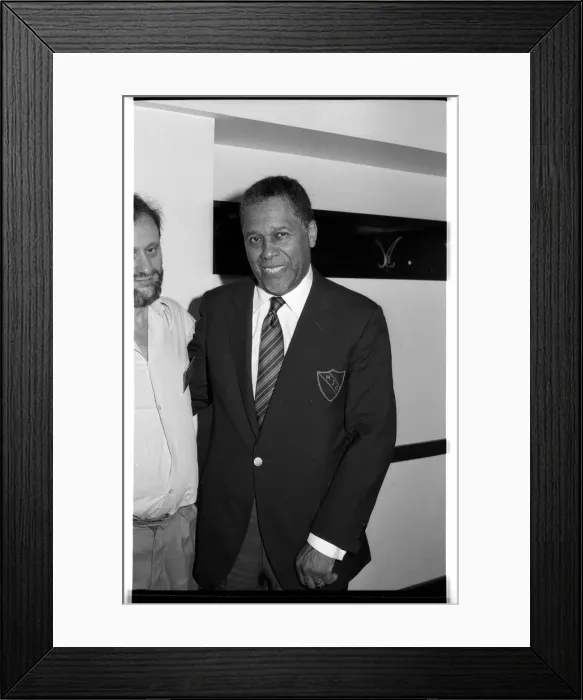 Framed Print : John Lewis, Capital Jazz, Royal Festival Hall, London, 1985. Artist: Brian O Connor Framed Print : John Lewis, Capital Jazz, Royal Festival Hall, London, 1985. Artist: Brian O Connor