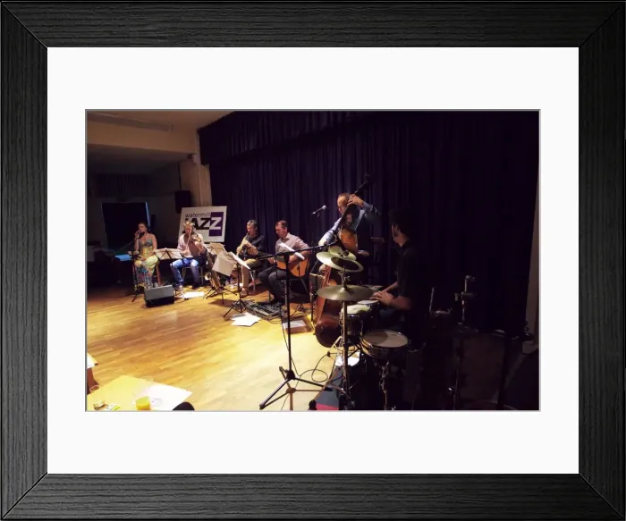 Framed Print : C Allard, E Dankworth, C Garrick, M Lockheart, A Dankworth and D Garcia, Watermill Jazz Club, 2014 Framed Print : C Allard, E Dankworth, C Garrick, M Lockheart, A Dankworth and D Garcia, Watermill Jazz Club, 2014