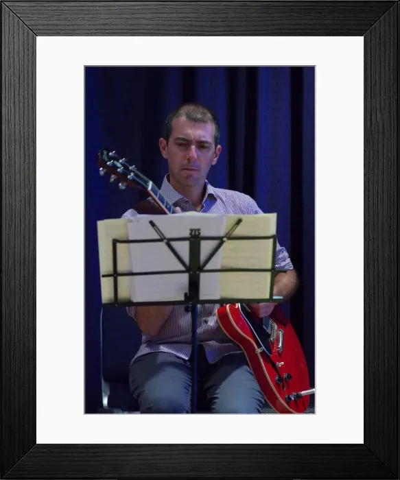 Framed Print : Chris Allard, Watermill Jazz Club, Dorking, Surrey, 2014. Artist: Brian O Connor Framed Print : Chris Allard, Watermill Jazz Club, Dorking, Surrey, 2014. Artist: Brian O Connor