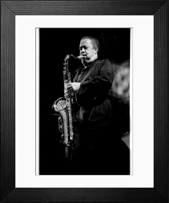 Framed Print : Kenny Burrell, Dominion Theatre, London, 2011. Artist: Brian O Connor