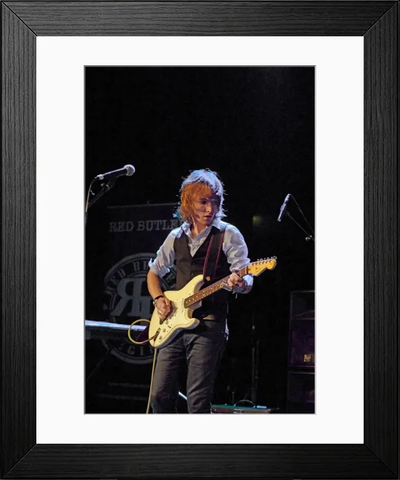 Framed Print : Alex Butler, Crawley Blues Club, Hawth, Crawley, East Sussex, 2014. Artist: Brian O Connor