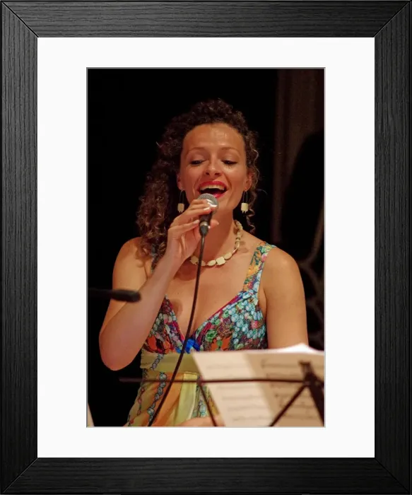 Framed Print : Emily Dankworth, Watermill Jazz Club, Dorking, Surrey, 2014. Artist: Brian O Connor Framed Print : Emily Dankworth, Watermill Jazz Club, Dorking, Surrey, 2014. Artist: Brian O Connor