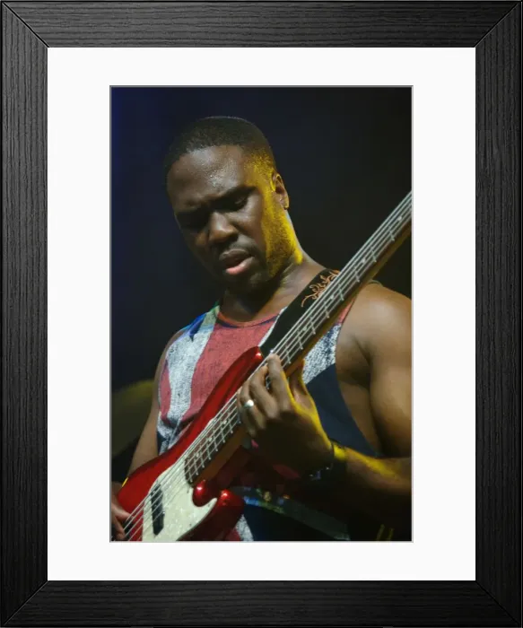Framed Print : Derrick Hodge, Love Supreme Jazz Festival, Glynde Place, East Sussex, 2014. Artist: Brian O Connor Framed Print : Derrick Hodge, Love Supreme Jazz Festival, Glynde Place, East Sussex, 2014. Artist: Brian O Connor