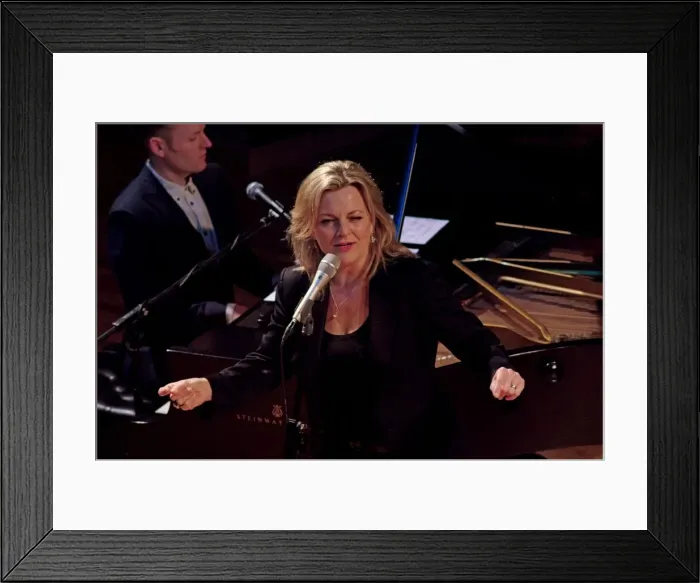 Framed Print : Claire Martin and J Stilgoe, Birley Centre, Eastbourne, East Sussex, 2014. Artist: Brian O Connor Framed Print : Claire Martin and J Stilgoe, Birley Centre, Eastbourne, East Sussex, 2014. Artist: Brian O Connor