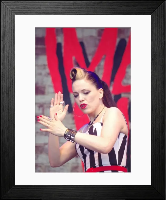 Framed Print : Imelda May, Love Supreme Jazz Festival, Glynde Place, East Sussex, 2014. Artist: Brian O Connor Framed Print : Imelda May, Love Supreme Jazz Festival, Glynde Place, East Sussex, 2014. Artist: Brian O Connor
