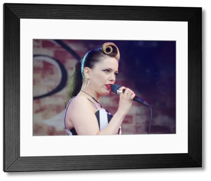 Framed Print : Imelda May, Love Supreme Jazz Festival, Glynde Place, East Sussex, 2014. Artist: Brian O Connor Framed Print : Imelda May, Love Supreme Jazz Festival, Glynde Place, East Sussex, 2014. Artist: Brian O Connor
