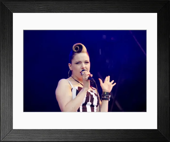 Framed Print : Imelda May, Love Supreme Jazz Festival, Glynde Place, East Sussex, 2014. Artist: Brian O Connor Framed Print : Imelda May, Love Supreme Jazz Festival, Glynde Place, East Sussex, 2014. Artist: Brian O Connor