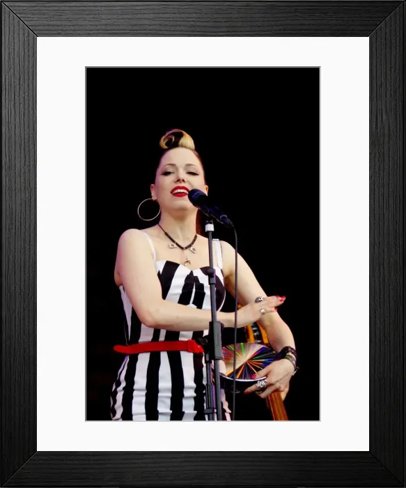Framed Print : Imelda May, Love Supreme Jazz Festival, Glynde Place, East Sussex, 2014. Artist: Brian O Connor Framed Print : Imelda May, Love Supreme Jazz Festival, Glynde Place, East Sussex, 2014. Artist: Brian O Connor