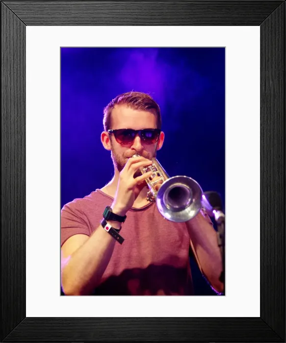 Framed Print : Mark Perry, Love Supreme Jazz Festival, Glynde Place, East Sussex, 2014. Artist: Brian O Connor Framed Print : Mark Perry, Love Supreme Jazz Festival, Glynde Place, East Sussex, 2014. Artist: Brian O Connor