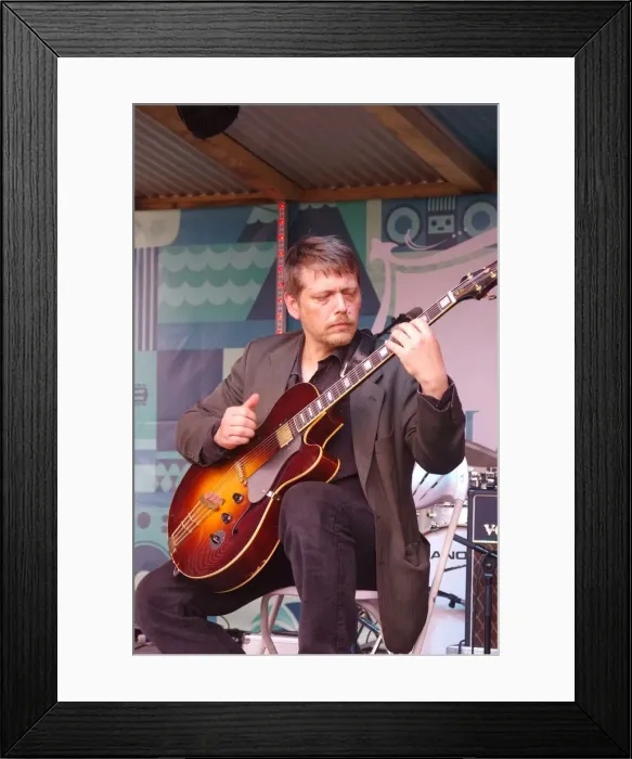 Framed Print : Nigel Price, Love Supreme Jazz Festival, Glynde Place, East Sussex, 2014. Artist: Brian O Connor Framed Print : Nigel Price, Love Supreme Jazz Festival, Glynde Place, East Sussex, 2014. Artist: Brian O Connor
