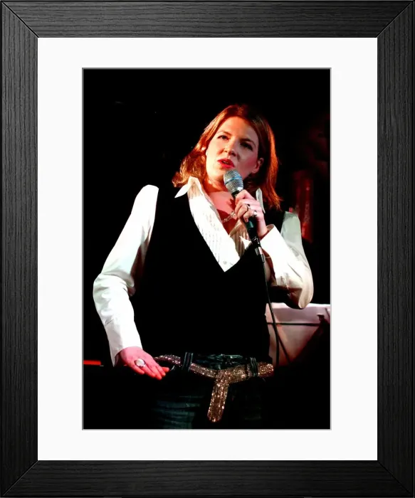 Framed Print : Clare Teal, Pizza Express, London, 2007. Artist: Brian O Connor