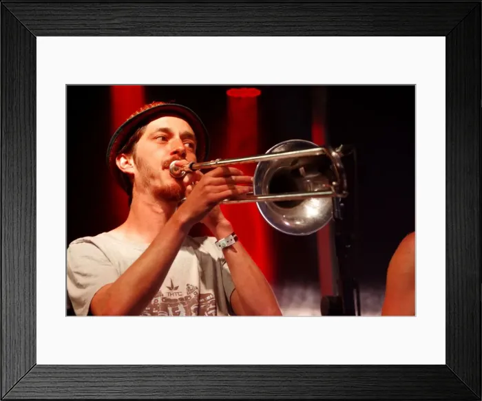 Framed Print : Whipple, Love Supreme Jazz Festival, Glynde Place, East Sussex, 2014. Artist: Brian O Connor