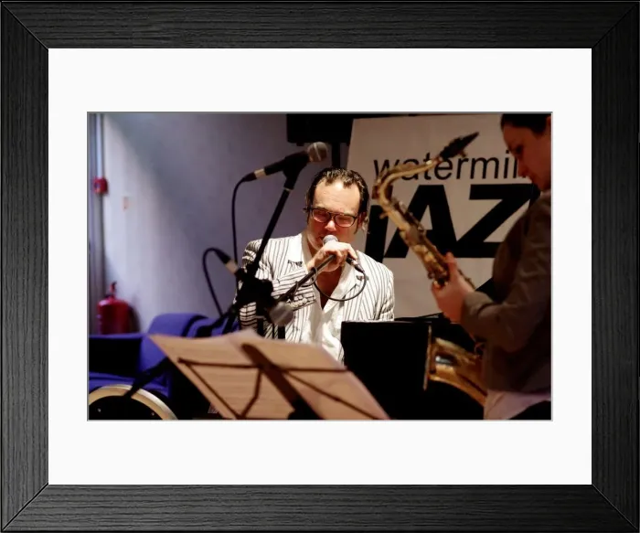 Framed Print : Gareth Williams, Watermill Jazz Club, Dorking, Surrey, 2014. Artist: Brian O Connor Framed Print : Gareth Williams, Watermill Jazz Club, Dorking, Surrey, 2014. Artist: Brian O Connor