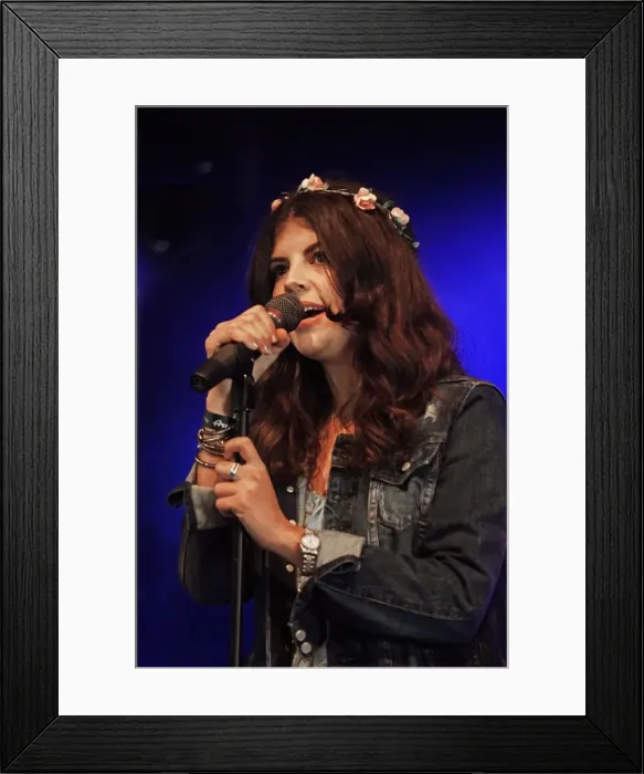 Framed Print : Nikki Yanofsky, Love Supreme Jazz Festival, Glynde Place, East Sussex, 2014. Artist Framed Print : Nikki Yanofsky, Love Supreme Jazz Festival, Glynde Place, East Sussex, 2014. Artist