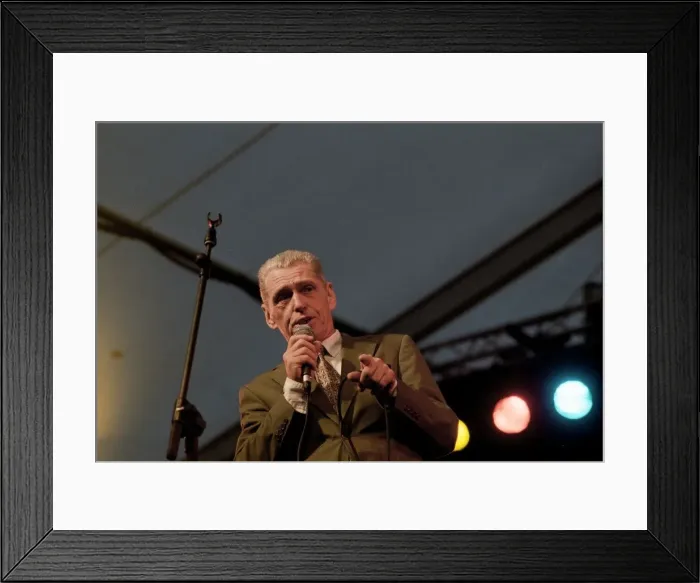 Framed Print : Georgie Fame, Brecon, 2005. Artist: Brian O Connor Framed Print : Georgie Fame, Brecon, 2005. Artist: Brian O Connor
