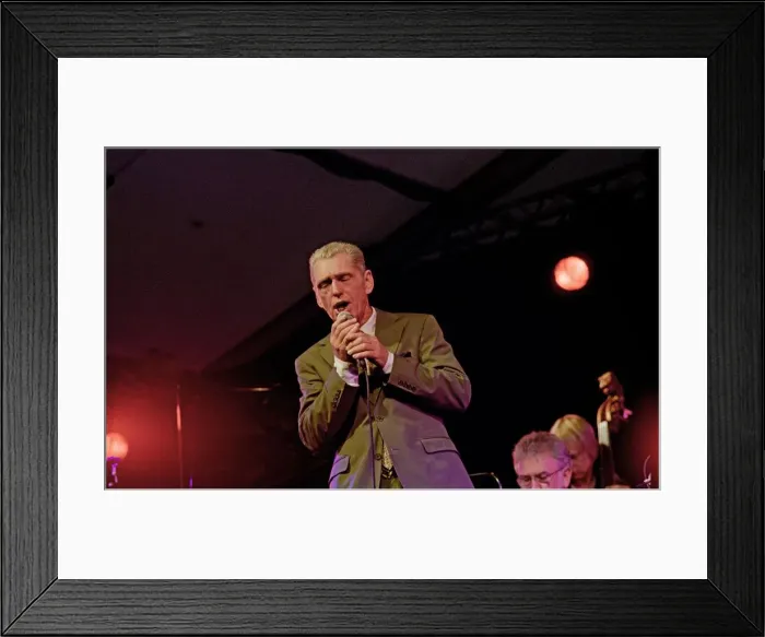 Framed Print : Georgie Fame, Brecon, 2005. Artist: Brian O Connor Framed Print : Georgie Fame, Brecon, 2005. Artist: Brian O Connor