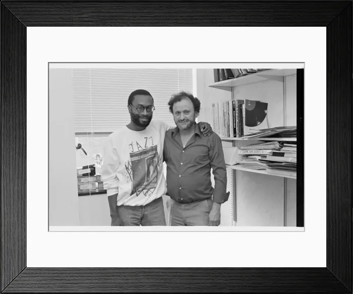 Framed Print : Bobby McFerrin (S. Britt), EMI, London, 1988. Artist: Brian O Connor Framed Print : Bobby McFerrin (S. Britt), EMI, London, 1988. Artist: Brian O Connor
