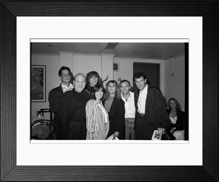 Framed Print : Manhattan Transfer, WEA Reception, London, 1988. Artist: Brian O Connor Framed Print : Manhattan Transfer, WEA Reception, London, 1988. Artist: Brian O Connor