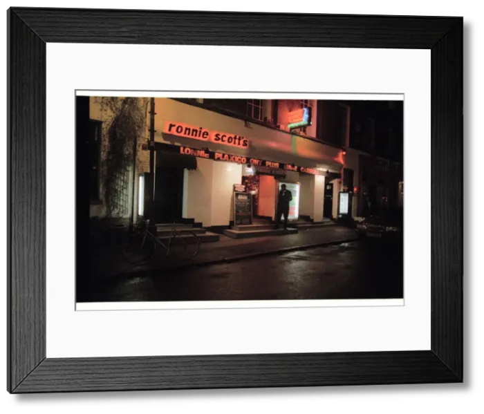 Framed Print : Ronnie Scott Club, 2003. Artist: Brian O Connor Framed Print : Ronnie Scott Club, 2003. Artist: Brian O Connor