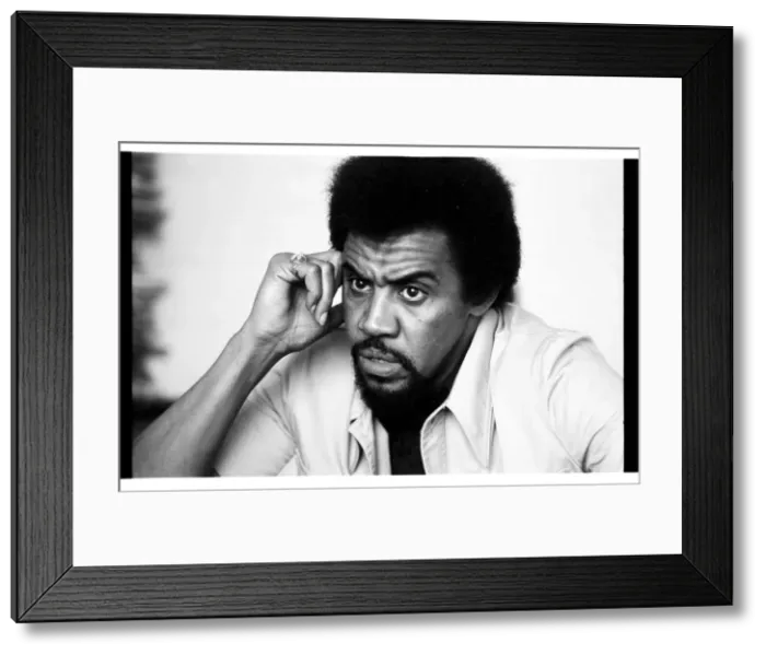 Framed Print : Jimmy Ruffin, London, 1974. Artist: Brian O Connor Framed Print : Jimmy Ruffin, London, 1974. Artist: Brian O Connor