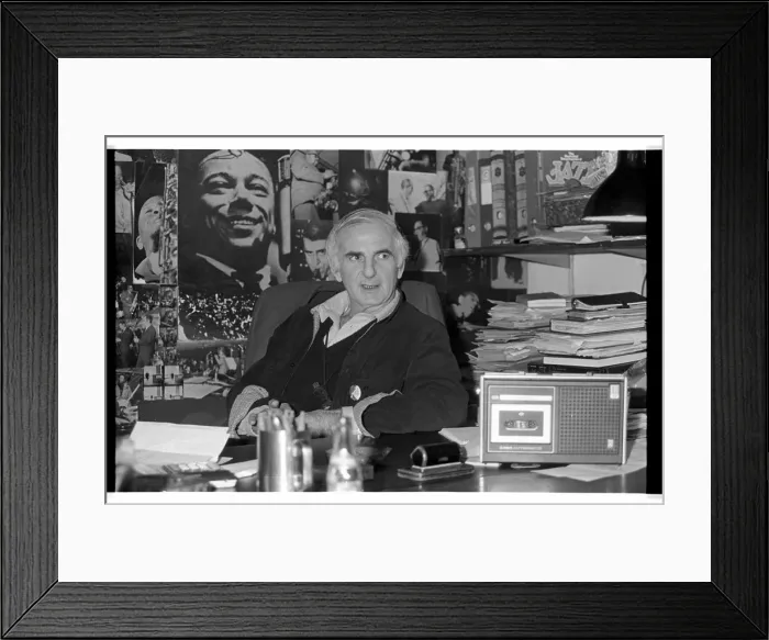 Framed Print : Ronnie Scott, Ronnie Scotts, 1979. Artist: Brian O Connor Framed Print : Ronnie Scott, Ronnie Scotts, 1979. Artist: Brian O Connor