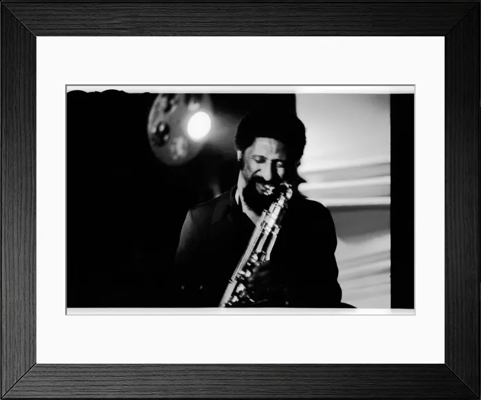 Framed Print : Sonny Rollins, Ronnie Scotts, 1974. Artist: Brian O Connor Framed Print : Sonny Rollins, Ronnie Scotts, 1974. Artist: Brian O Connor