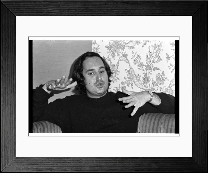 Framed Print : Neal Sedaka, London, 1973. Artist: Brian O Connor Framed Print : Neal Sedaka, London, 1973. Artist: Brian O Connor