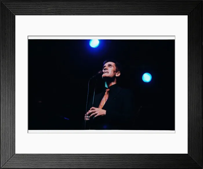 Framed Print : Curtis Stigers, Harlequin Theatre, Redhill, 2004. Artist: Brian O Connor Framed Print : Curtis Stigers, Harlequin Theatre, Redhill, 2004. Artist: Brian O Connor