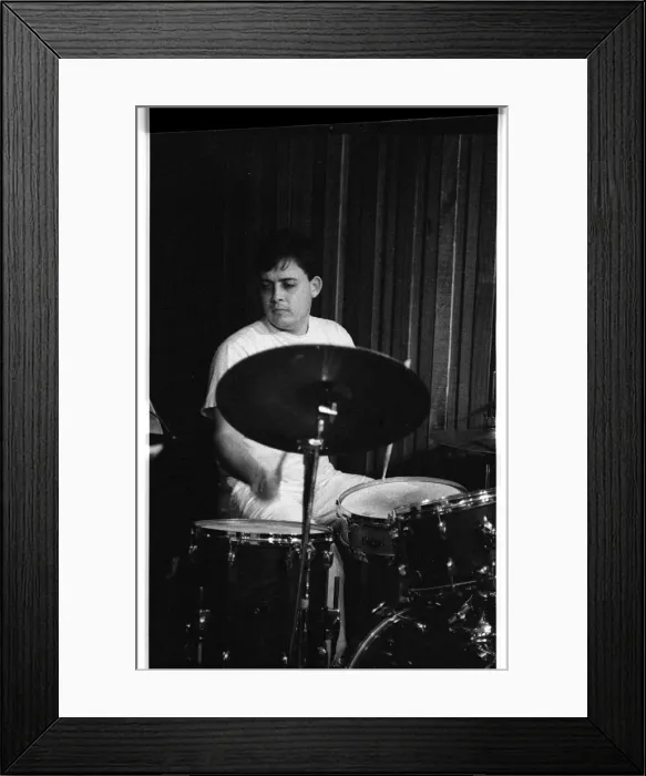 Framed Print : Clark Tracey, Bass Clef, Hoxton, London, 1989. Artist: Brian O Connor Framed Print : Clark Tracey, Bass Clef, Hoxton, London, 1989. Artist: Brian O Connor
