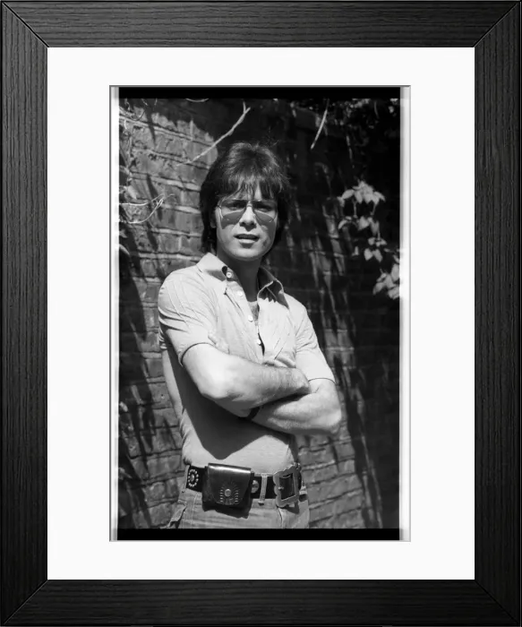 Framed Print : Cliff Richard, London, 1976. Artist: Brian O Connor Framed Print : Cliff Richard, London, 1976. Artist: Brian O Connor