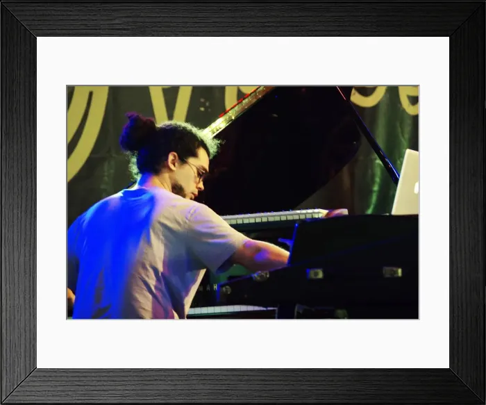 Framed Print : Fabian Almazan, Love Supreme Jazz Festival, Glynde Place, East Sussex, 2015. Artist Framed Print : Fabian Almazan, Love Supreme Jazz Festival, Glynde Place, East Sussex, 2015. Artist
