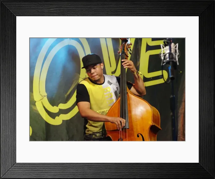 Framed Print : Michael Bowie, Love Supreme Jazz Festival, Glynde Place, East Sussex, 2015. Artist: Brian O Connor Framed Print : Michael Bowie, Love Supreme Jazz Festival, Glynde Place, East Sussex, 2015. Artist: Brian O Connor