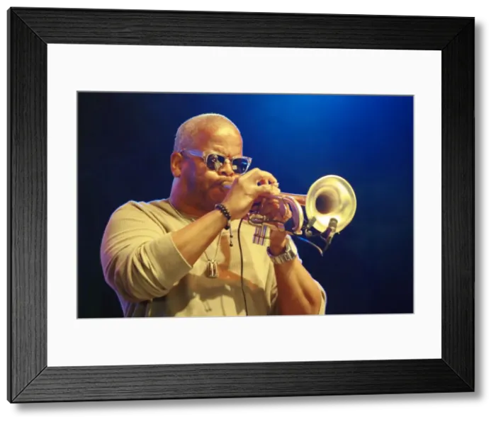 Framed Print : Terence Blanchard, Love Supreme Jazz Festival, Glynde Place, East Sussex, 2015. Artist Framed Print : Terence Blanchard, Love Supreme Jazz Festival, Glynde Place, East Sussex, 2015. Artist