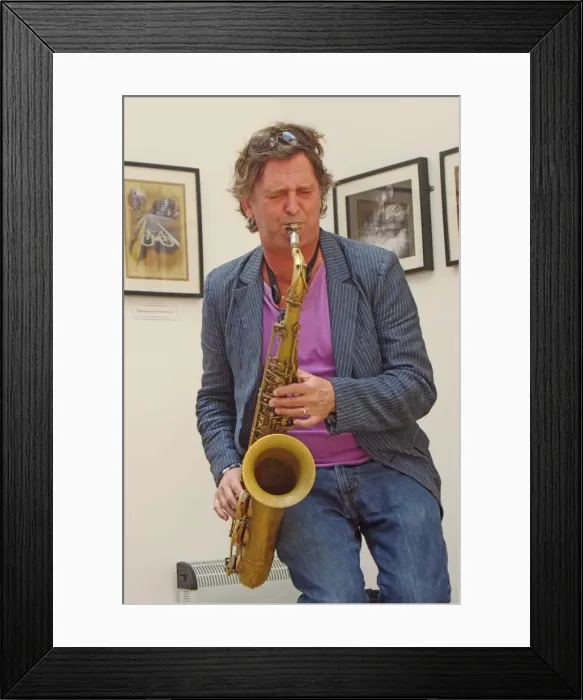Framed Print : Ed Jones, Clock Tower Cafe, Croydon, London, 2015. Artist: Brian O Connor Framed Print : Ed Jones, Clock Tower Cafe, Croydon, London, 2015. Artist: Brian O Connor