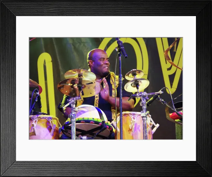 Framed Print : Abass Dodoo, Love Supreme Jazz Festival, Glynde Place, East Sussex, 2015. Artist: Brian O Connor Framed Print : Abass Dodoo, Love Supreme Jazz Festival, Glynde Place, East Sussex, 2015. Artist: Brian O Connor