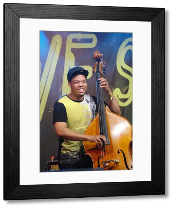 Framed Print : Michael Bowie, Love Supreme Jazz Festival, Glynde Place, East Sussex, 2015. Artist: Brian O Connor Framed Print : Michael Bowie, Love Supreme Jazz Festival, Glynde Place, East Sussex, 2015. Artist: Brian O Connor