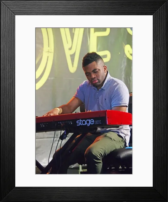 Framed Print : Sullivan Fortner, Love Supreme Jazz Festival, Glynde Place, East Sussex, 2015. Artist Framed Print : Sullivan Fortner, Love Supreme Jazz Festival, Glynde Place, East Sussex, 2015. Artist