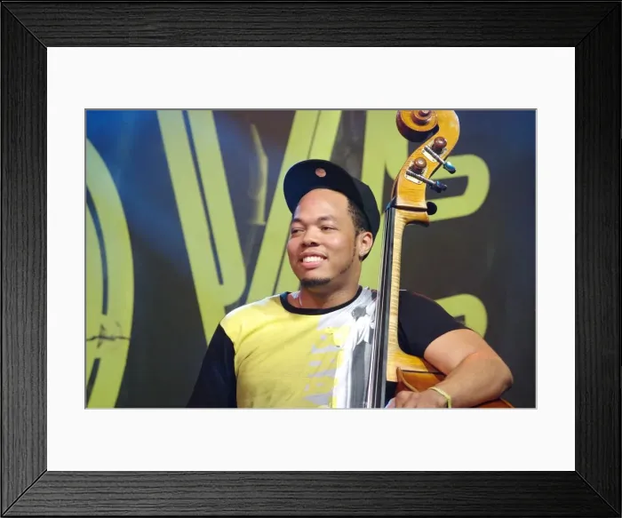 Framed Print : Michael Bowie, Love Supreme Jazz Festival, Glynde Place, East Sussex, 2015. Artist: Brian O Connor Framed Print : Michael Bowie, Love Supreme Jazz Festival, Glynde Place, East Sussex, 2015. Artist: Brian O Connor
