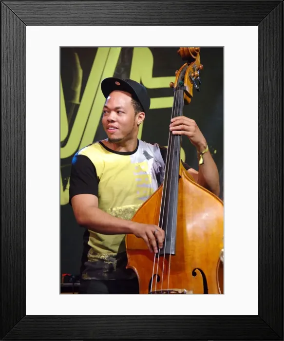 Framed Print : Michael Bowie, Love Supreme Jazz Festival, Glynde Place, East Sussex, 2015. Artist: Brian O Connor Framed Print : Michael Bowie, Love Supreme Jazz Festival, Glynde Place, East Sussex, 2015. Artist: Brian O Connor