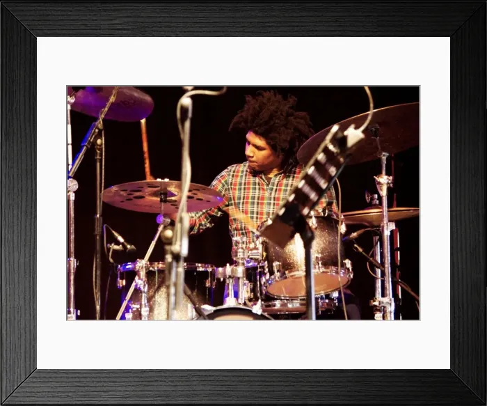 Framed Print : Justin Brown, Love Supreme Jazz Festival, Glynde Place, East Sussex, 2015. Artist: Brian O Connor Framed Print : Justin Brown, Love Supreme Jazz Festival, Glynde Place, East Sussex, 2015. Artist: Brian O Connor