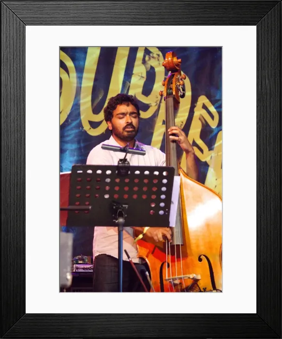 Framed Print : Harish Raghaven, Love Supreme Jazz Festival, Glynde Place, East Sussex, 2015. Artist Framed Print : Harish Raghaven, Love Supreme Jazz Festival, Glynde Place, East Sussex, 2015. Artist