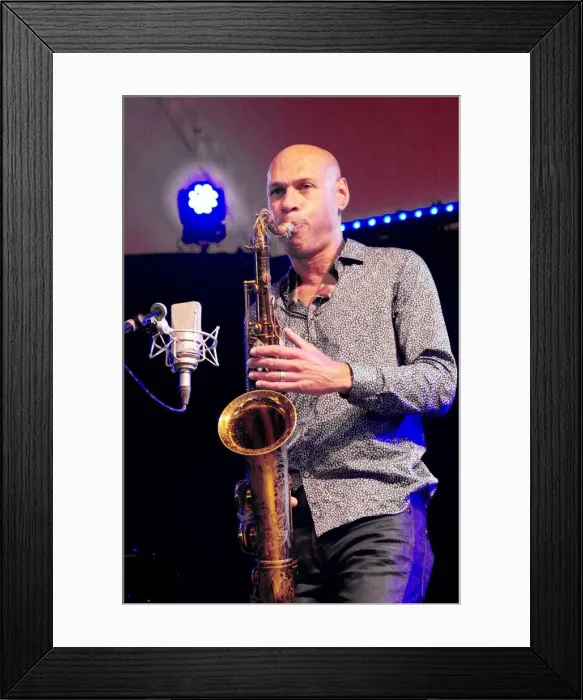 Framed Print : Joshua Redman, Love Supreme Jazz Festival, Glynde Place, East Sussex, 2015. Artist: Brian O Connor Framed Print : Joshua Redman, Love Supreme Jazz Festival, Glynde Place, East Sussex, 2015. Artist: Brian O Connor