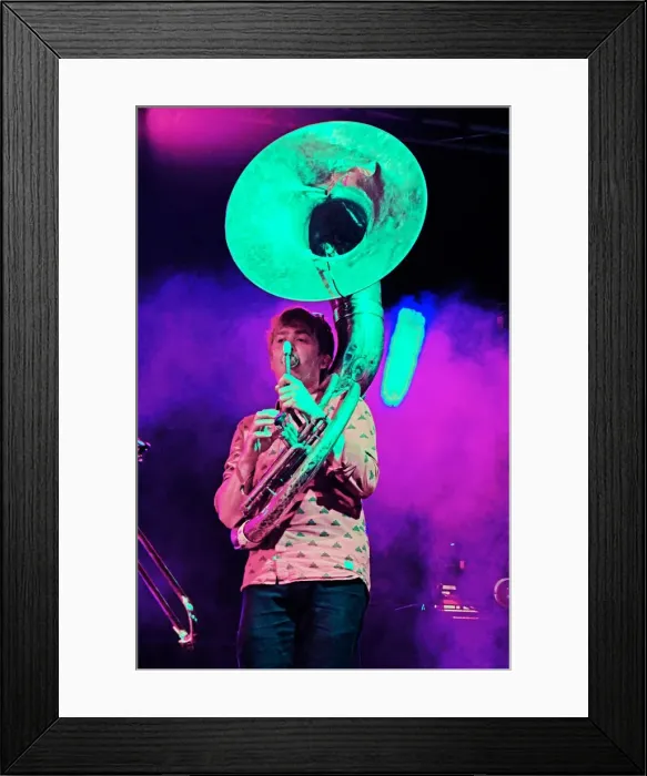 Framed Print : Rob Slater, Love Supreme Jazz Festival, Glynde Place, East Sussex, 2015. Artist: Brian O Connor Framed Print : Rob Slater, Love Supreme Jazz Festival, Glynde Place, East Sussex, 2015. Artist: Brian O Connor