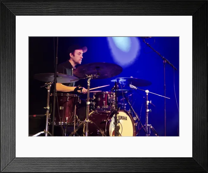 Framed Print : Richard Spaven, Love Supreme Jazz Festival, Glynde Place, East Sussex, 2015. Artist Framed Print : Richard Spaven, Love Supreme Jazz Festival, Glynde Place, East Sussex, 2015. Artist